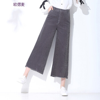 女條絨花褲