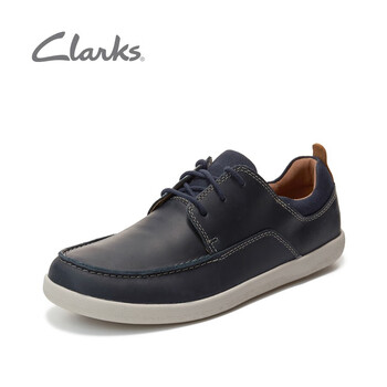 Clarks男士深藍(lán)色拼色（261416077） 40