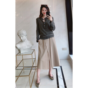 復古高腰半身裙，打造優(yōu)雅少女感