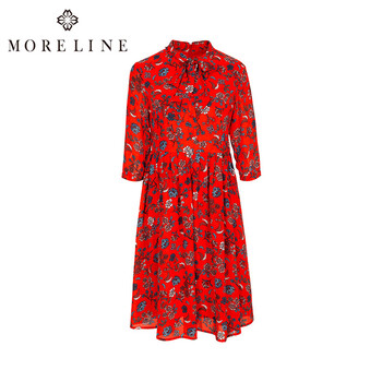 moreline,元素,moreline,新款,新款,連衣裙,趨勢,長袖,袖連衣裙,流行,樣式