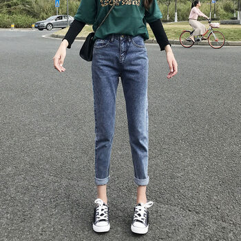 復古牛仔褲，微胖妹子的穿搭利器