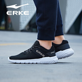 鴻星爾克（ERKE）跑步鞋正黑/正白3065 35，36，37，38，39，40