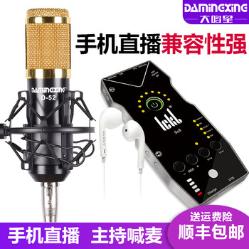 Ickb  懸掛式 麥克風 D52-so8聲卡套裝