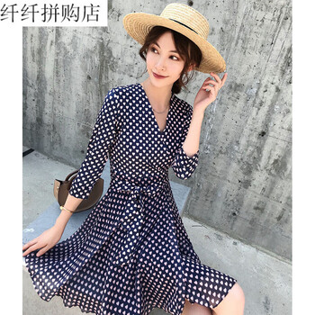 荷葉袖連衣裙，減齡又顯瘦
