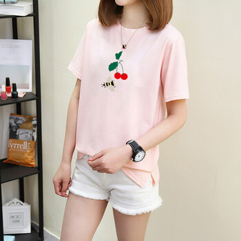 個(gè)性印花短袖，讓你秒變小仙女