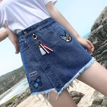 復古牛仔短裙，讓你變身性感g(shù)irl