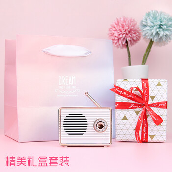 voia  便攜/無線音箱 貝殼白+精美禮盒套裝