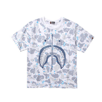 A BATHING APE 短袖 男士T恤 白色 