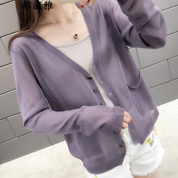 系帶短款針織衫，讓你的臉更舒適