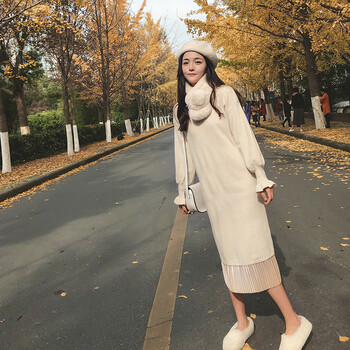 露肩系帶針織衫，讓你的少女心
