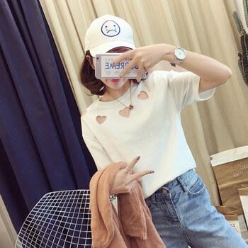 寬松印花短袖，打造元氣少女