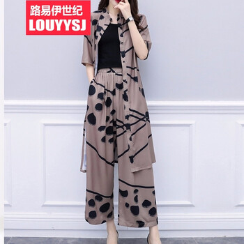 路易伊世紀(jì) 中腰 直筒褲 女 長(zhǎng)褲 休閑褲
