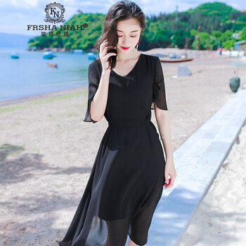 氣質(zhì)印花連衣裙，打造優(yōu)雅小仙女