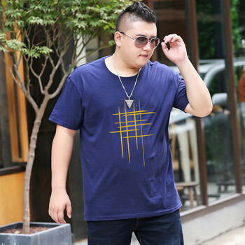 古萊登（GODLIKE） 短袖 男士T恤 深藍井字 