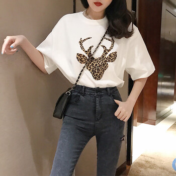 酷梵?。↘UFANXI） 露背 短袖 T恤 女 圓領(lǐng)