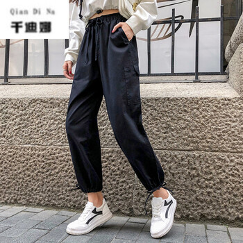 時(shí)尚條紋闊腿褲，微胖妹子的福音