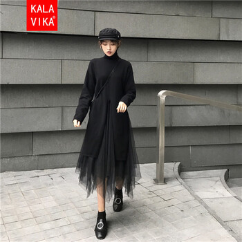 KALAVIKA 純色 3D 連衣裙