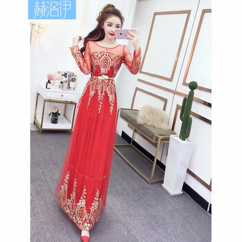 時(shí)尚長(cháng)袖連衣裙，讓你變身女神范