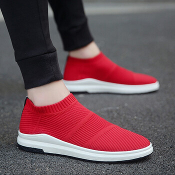 木低語(yǔ)（MUDIYU）男士8309款紅色 41