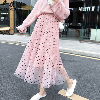 芊婕（QIANJIE）半身裙中長(cháng)裙