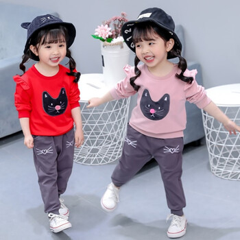 女童貓咪衛(wèi)衣