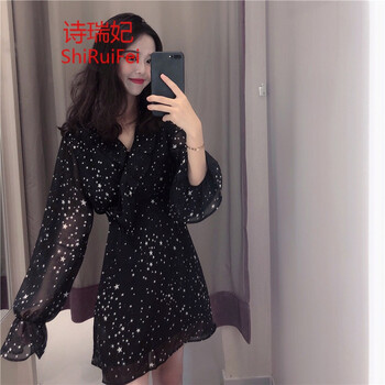 詩瑞妃 純色 波點 連衣裙