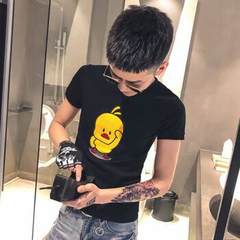 威覺(jué)（WEIJUE） 短袖 男士T恤 黑色 K07 