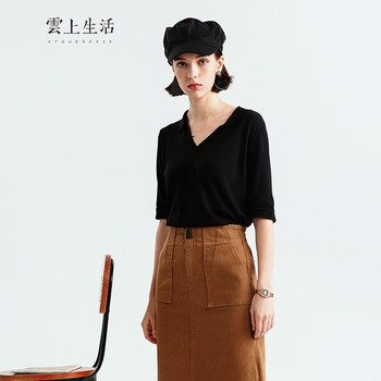 雲(yún)上生活針織衫短袖