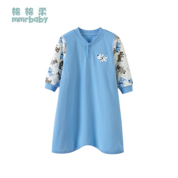 兒童女浴袍