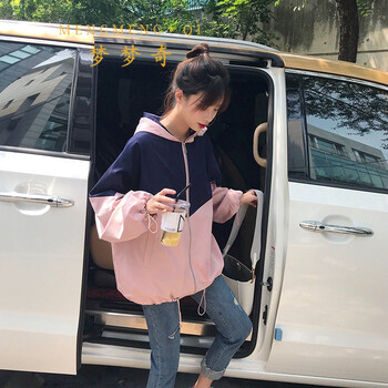 夢(mèng)夢(mèng)奇 連帽 長袖 女 短外套 圓環(huán)