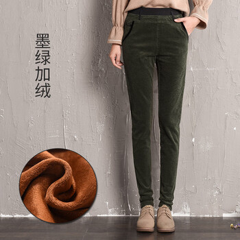 燈芯絨喇叭褲，打造時(shí)尚小仙女