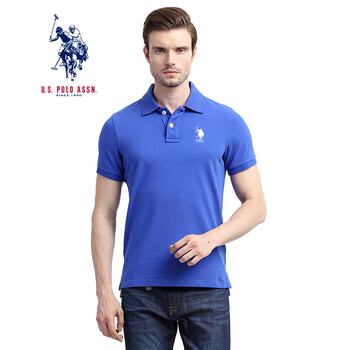 U.S.POLO ASSN. 短袖 男士T恤 藍(lán)色 S，XL，L，XXL，M