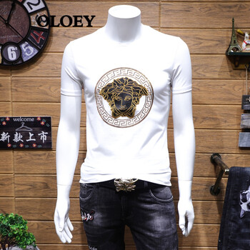 OLOEY 短袖 男士T恤 9280白色 