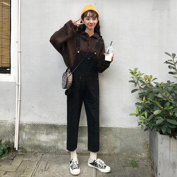 學(xué)院風(fēng)牛仔褲，微胖妹子的好幫手