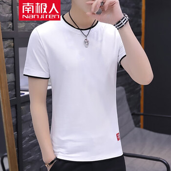 南極人（Nanjiren） 短袖 男士T恤 403白色 