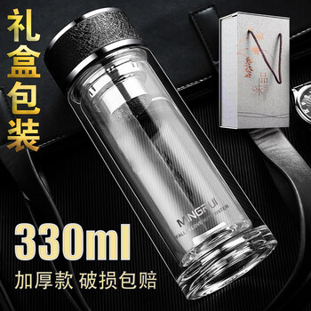 精美雙層玻璃杯，喝出好氣色