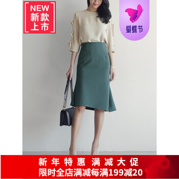 高腰半身長(cháng)裙讓你告別微胖界