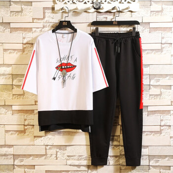 UYUK 長(cháng)袖 男士T恤 D614白色 