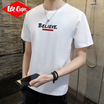 Lee Cooper 短袖 男士T恤 1018白色 