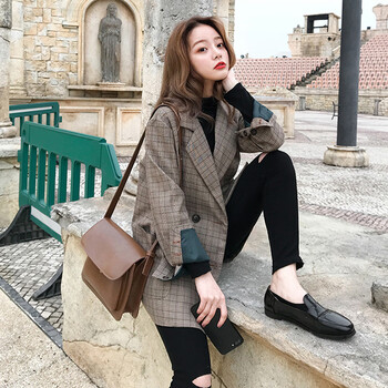韓版寬松西服女