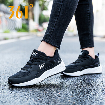 361度跑步鞋烏黑色/361度白2248 35