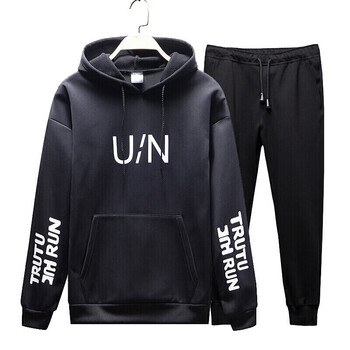 騎士普?。≒utin·Rider） 長袖 男士T恤 UN黑色+皮繩套裝 XL，L，M，XXL