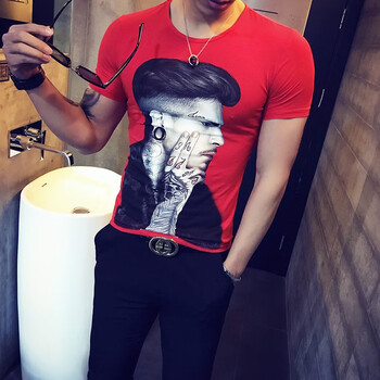 瑾丹（JOMDARM） 短袖 男士T恤 T109紅色 