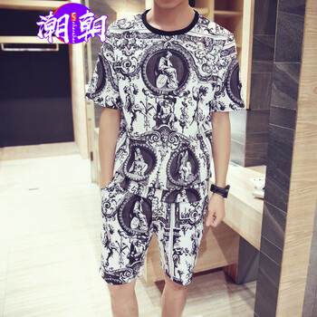 C2潮朝(C2 chao chao) 短袖 男士T恤 18號色 
