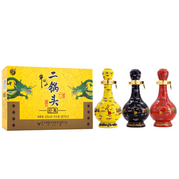 牛欄山（niulanshan）53度375mL及以下，50ml*3 清香型，清香