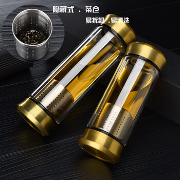 雙層防燙玻璃杯，讓喝水更有范