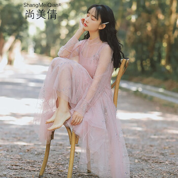 氣質(zhì)連衣裙，微胖妹子也能美美噠