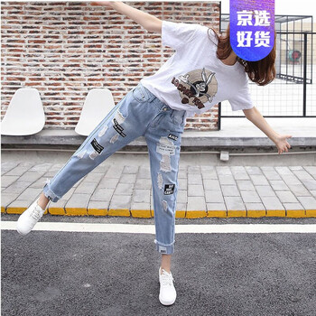 薄款牛仔褲，微胖女生的穿搭利器