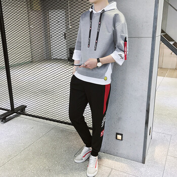 其他品牌 七分袖 男士T恤 430灰色 