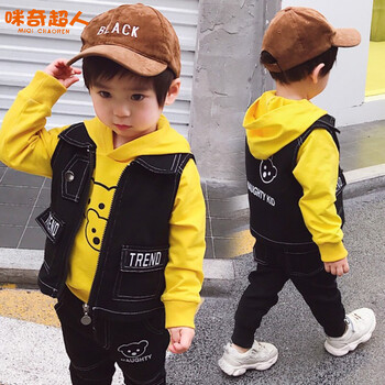 春季卡通牛仔